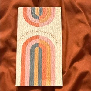 Retro Rainbow Two-Year Planner